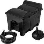 Pontec 42752 MultiClear Set 15000 - Komplettset aus Filterpumpe und Durchlauffilter / Durchlauffilterset / Mehrkammerfilter