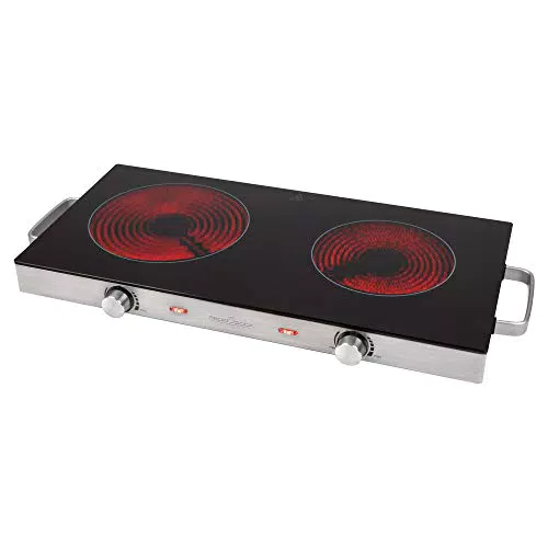 ProfiCook Doppel-Kochplatte PC-DKP 1211, Infrarotkochplatte
