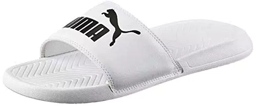PUMA Unisex Popcat Dusch Badeschuhe, Weiß Puma White Puma Black