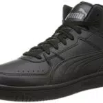 Puma Unisex Rebound Joy Sneaker, Black Black-Castlerock