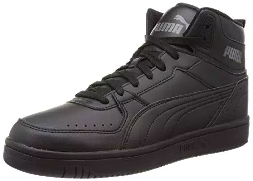 Puma Unisex Rebound Joy Sneaker, Black Black-Castlerock