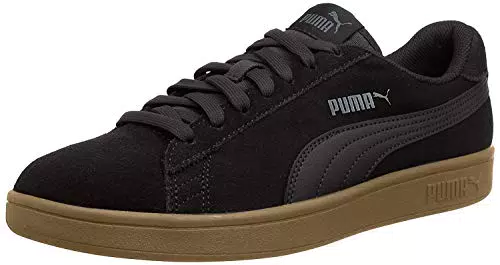 PUMA Unisex SMASH V2 Low-Top Trainers, PUMA BLACK-PUMA BLACK