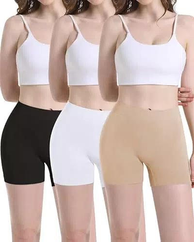 Radlerhose Damen Kurz, Anti Scheuern Oberschenkel Damen Unterhosen mit Bein für unter Kleider