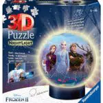 Ravensburger 3D Puzzle 11141 - Nachtlicht Puzzle-Ball Disney Frozen 2 - 72 Teile - ab 6 Jahren