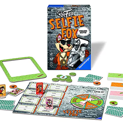 Ravensburger Familienspiel 27048 - SELFIE FOX - Partyspiel für 3-6 Spieler ab 10 Jahren