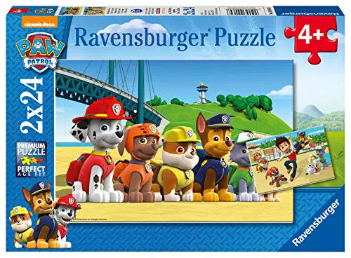 Ravensburger Kinderpuzzle - 09064 Heldenhafte Hunde - Puzzle für Kinder ab 4 Jahren