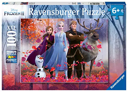 Ravensburger Kinderpuzzle - 12867 Magie des Waldes - Disney Frozen-Puzzle für Kinder ab 6 Jahren