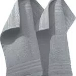 REDBEST Seiftuch New York 2er- Pack hellgrau Größe 30x30 cm - leichte