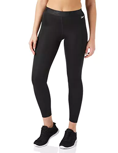 Reebok Damen Pant Wor Comm Tight, Nghblk, GR9477, Gr. XS