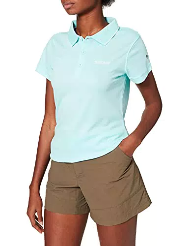 Regatta Womens Maverick V Polo Shirt, Cool Aqua, XX-Large