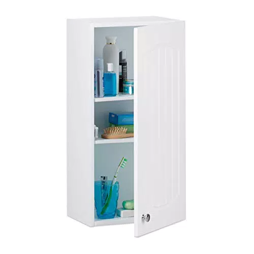 Relaxdays Badezimmerschrank hängend, Badhängeschrank