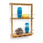 Relaxdays Duschregal aus Bambus HxBxT: ca. 53 x 38 x 15