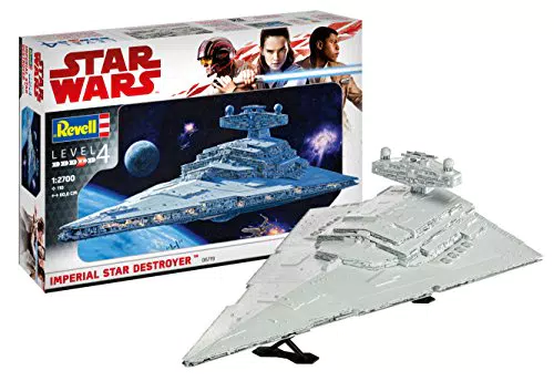 Revell 6719 Wars Imperial Star Destroyer, der Sternenzerstörer als Modell zum Selberbauen