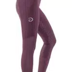 RIDERS CHOICE Damen Reitleggings Silikonvollbesatz Mesh-Design mit Handytasche