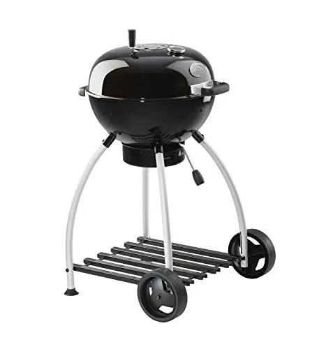 RÖSLE Holzkohle-Kugelgrill No.1 Sport F50, Hochwertiger Kohlegrill mit einstellbarer Luftzufuhr