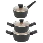 Russell Hobbs COMBO-8591 3-teiliges Set: 16-cm-Kochtopf