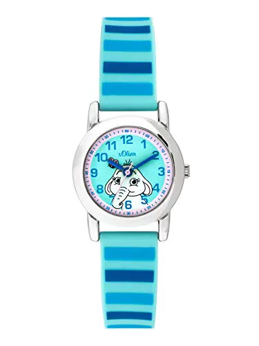 s.Oliver Time Kinder Analog Quarz Uhr mit Silikon Armband