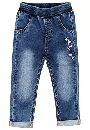 SALT AND PEPPER Baby-Mädchen Sterne Applikation Jeans
