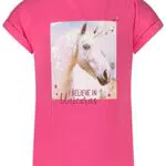 SALT AND PEPPER Mädchen Girls S/S Horse EMB Sequins T-Shirt