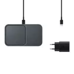 Samsung Wireless Charger Duo mit Schnellladeadapter EP-P5400T