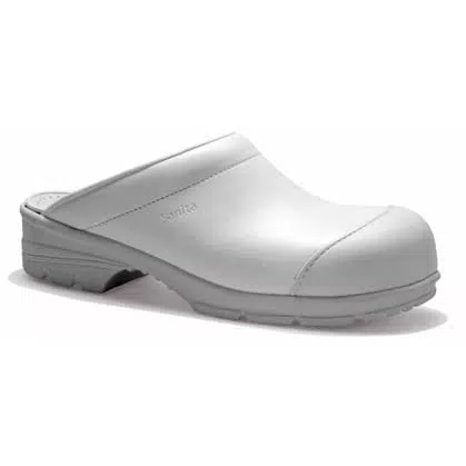 Sanita Workwear Herren San-Duty Open-SB Clogs, Weiß