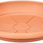 Scheurich Untersetzer aus Kunststoff, Terracotta, 24 cm Durchmesser
