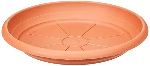 Scheurich Untersetzer aus Kunststoff, Terracotta, 24 cm Durchmesser