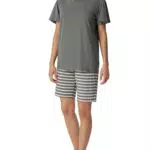 Schiesser Damen Schlafanzug kurz, Bermuda Pyjamaset