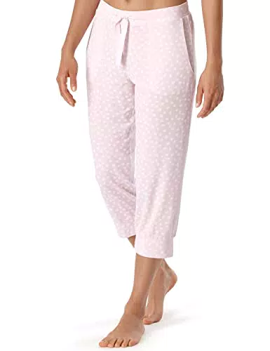 Schiesser Damen Schlafhose 3/4 lang Pyjamaunterteil