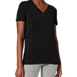 Schiesser Damen Schlafshirt Kurzarm Modal mit Knopfleiste-Mix + Relax Pyjamaoberteil