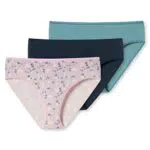 Schiesser Damen Slip 3011 Unterwäsche, Mehrfarbig 1