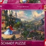 Schmidt Spiele 57369 Thomas Kinkade, Disney, Sleeping Beauty Dancing in The Enchanted Light
