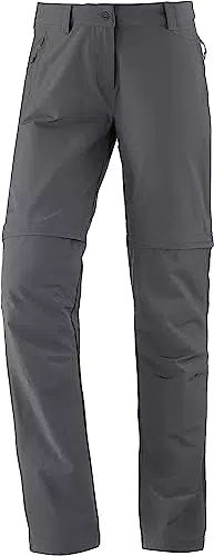 Schöffel Damen Pants Ascona Zip Off, leichte und komfortable Damen Hose mit optimaler Passform