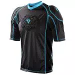 Seven Unisex Jugend Youth Flex Body T-Shirt, schwarz-blau