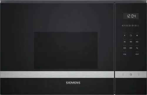Siemens BF525LMS0 iQ500 Mikrowelle / Elektronikuhr / Seitlich öffnende Drehtür / lightConrol / Edelstahl