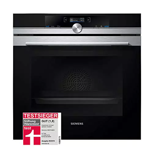 Siemens HB674GBS1 iQ700 Einbau-Backofen, Edelstahl, A+ / activeClean Selbstreinigungs-Automatik