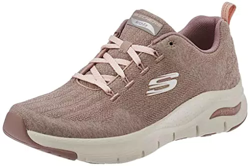 Skechers Damen Arch FIT-Comfy Wave Sneaker, Braun