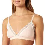 sloggi Damen Go Ribbed Bralette Top, Blickdicht, Powder Orange