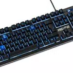 snakebyte S04 Pro Gaming Tastatur - Offiziell lizenzierte FC Schalke 04 Pro Gaming Tastatur / 26 Tasten Anti-Ghosting / 10 Mio Tastenanschläge / LED-Beleuchtung / QWERTZ - DE Layout