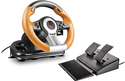 Speedlink DRIFT O.Z. Racing Wheel - USB Gaming Lenkrad für PC/Computer