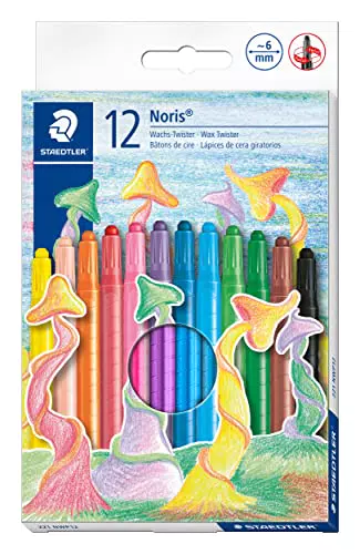 STAEDTLER 221 NWP12 - Noris Club Wachs-Twister, Wachs-Malstifte