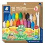 STAEDTLER Wachsmalkreide Noris junior 224, perfekt für kleine Kinderhände