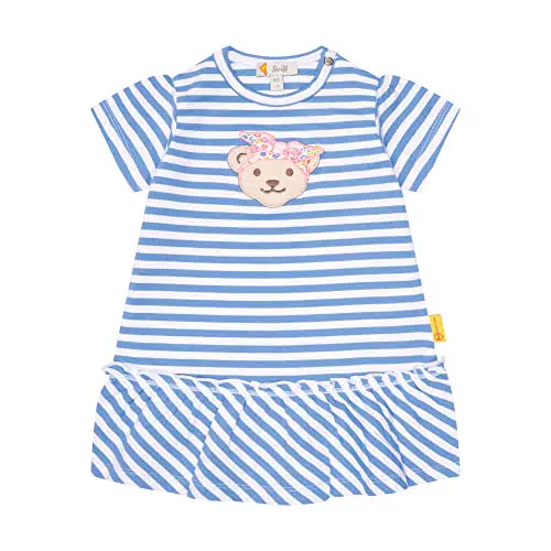 Steiff Baby - Mädchen Kleid, Ultramarine, 56 EU