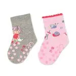 Sterntaler Baby Mädchen Krabbelsocken ABS Krabbelsöckchen Doppelpack - Krabbelsocken