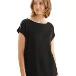 STREET ONE Damen A320019 Sommershirt, Schwarz