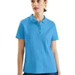 Street One Damen Poloshirt in Unifarbe