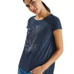 Street One T-Shirt Damen A319621 Deep Blue 42