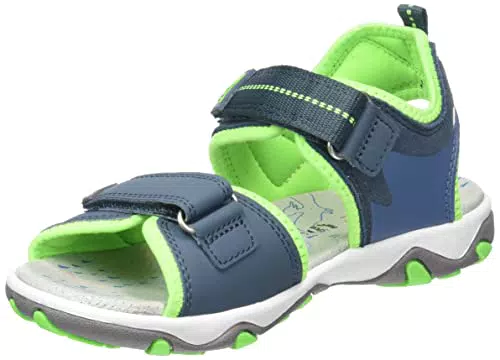 Superfit Mike 3.0 Sandale, BLAU/HELLGRÜN 8030