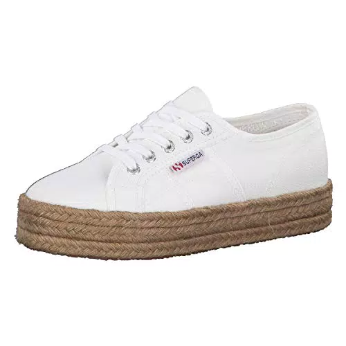 Superga Damen 2730 Rope Gymnastikschuhe, Weiß