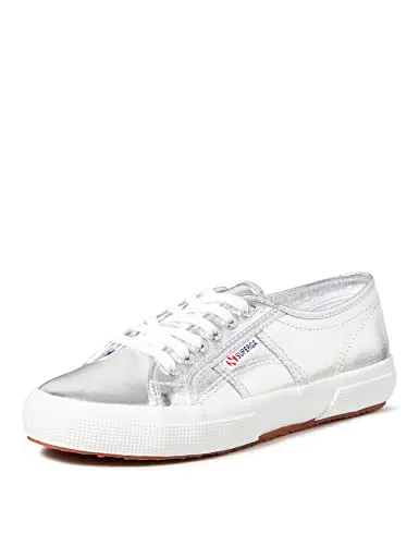Superga Damen 2750 COTMETW Sneaker, Silber 031